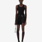 PLEATED MINI SKIRT