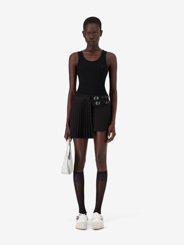 PLEATED MINI SKIRT