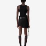 PLEATED MINI SKIRT