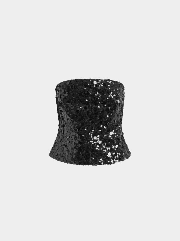 ANIERI TOP IN SEQUIN