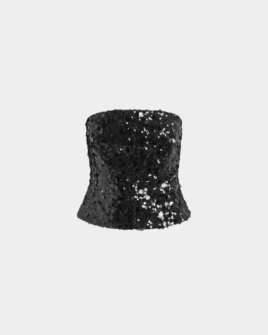 ANIERI TOP IN SEQUIN