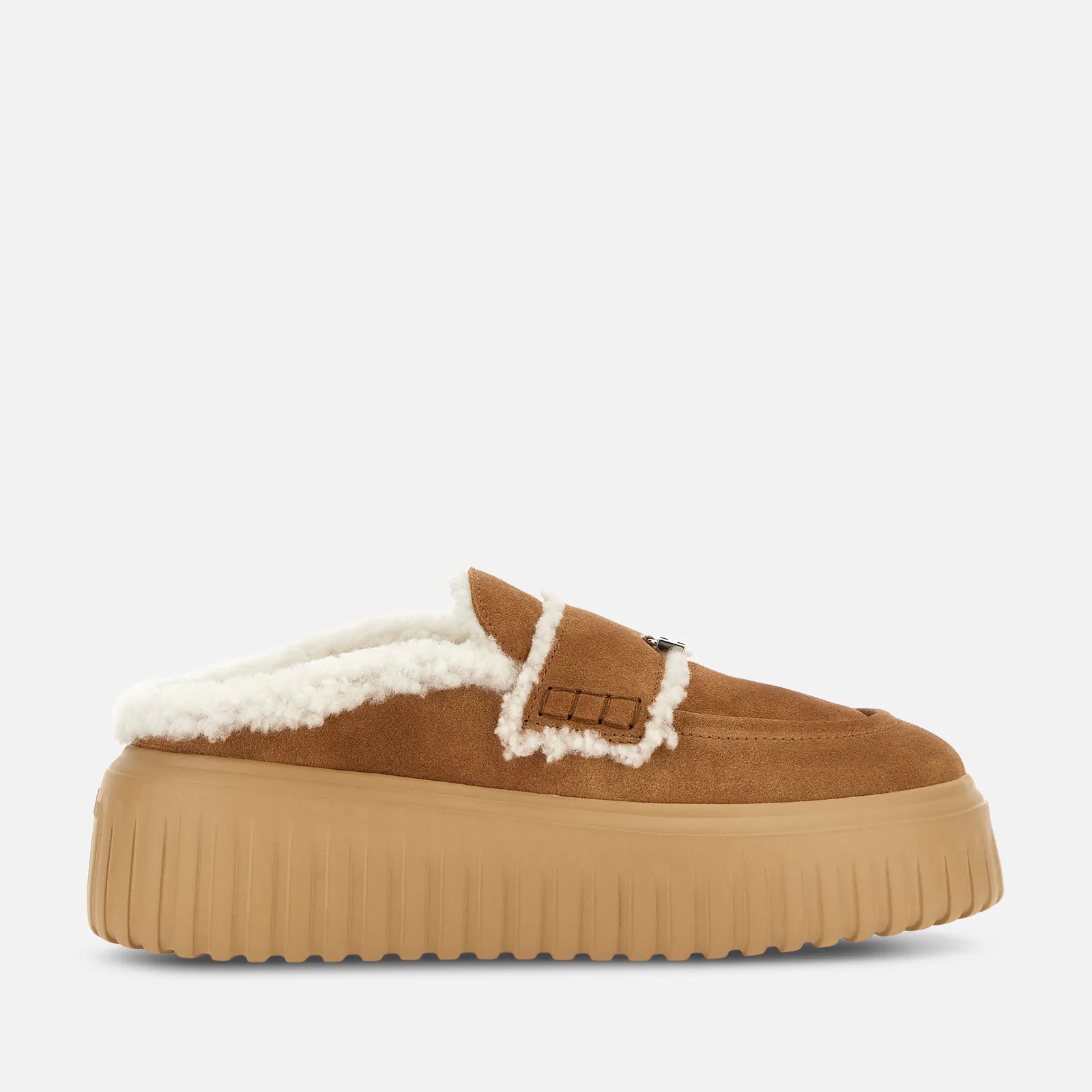 H STRIPE FUR MULES - Helga Design