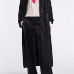 SHEER TWIST BLOUSE