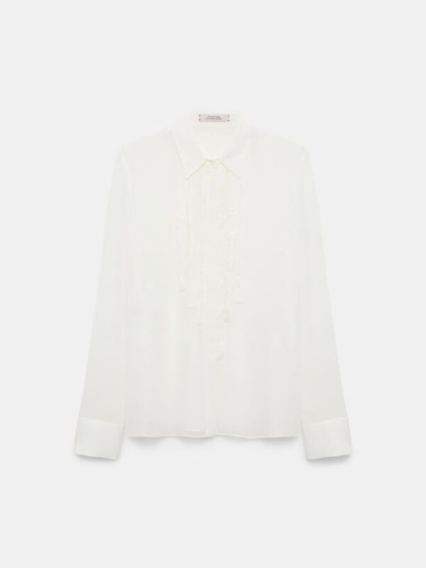 SHEER TWIST BLOUSE