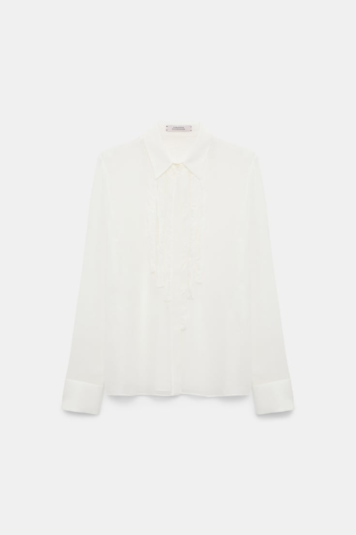 SHEER TWIST BLOUSE