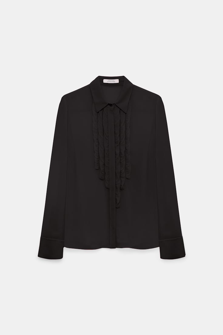 SHEER TWIST BLOUSE