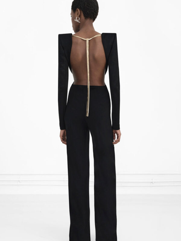 LIQUID CHAIN JUMPSUIT