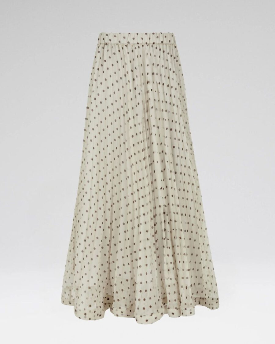 MAXI PLISSEE SKIRT