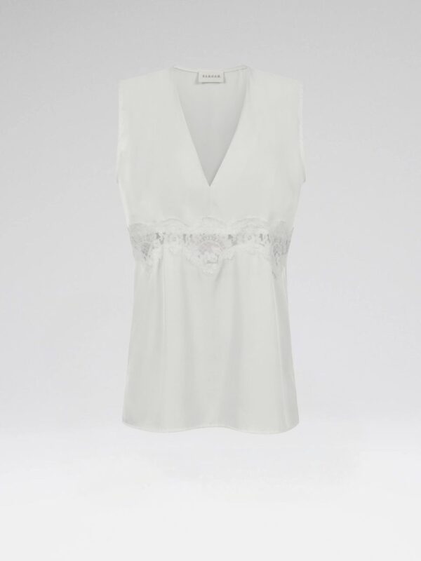 LACE SLEEVELESS TOP