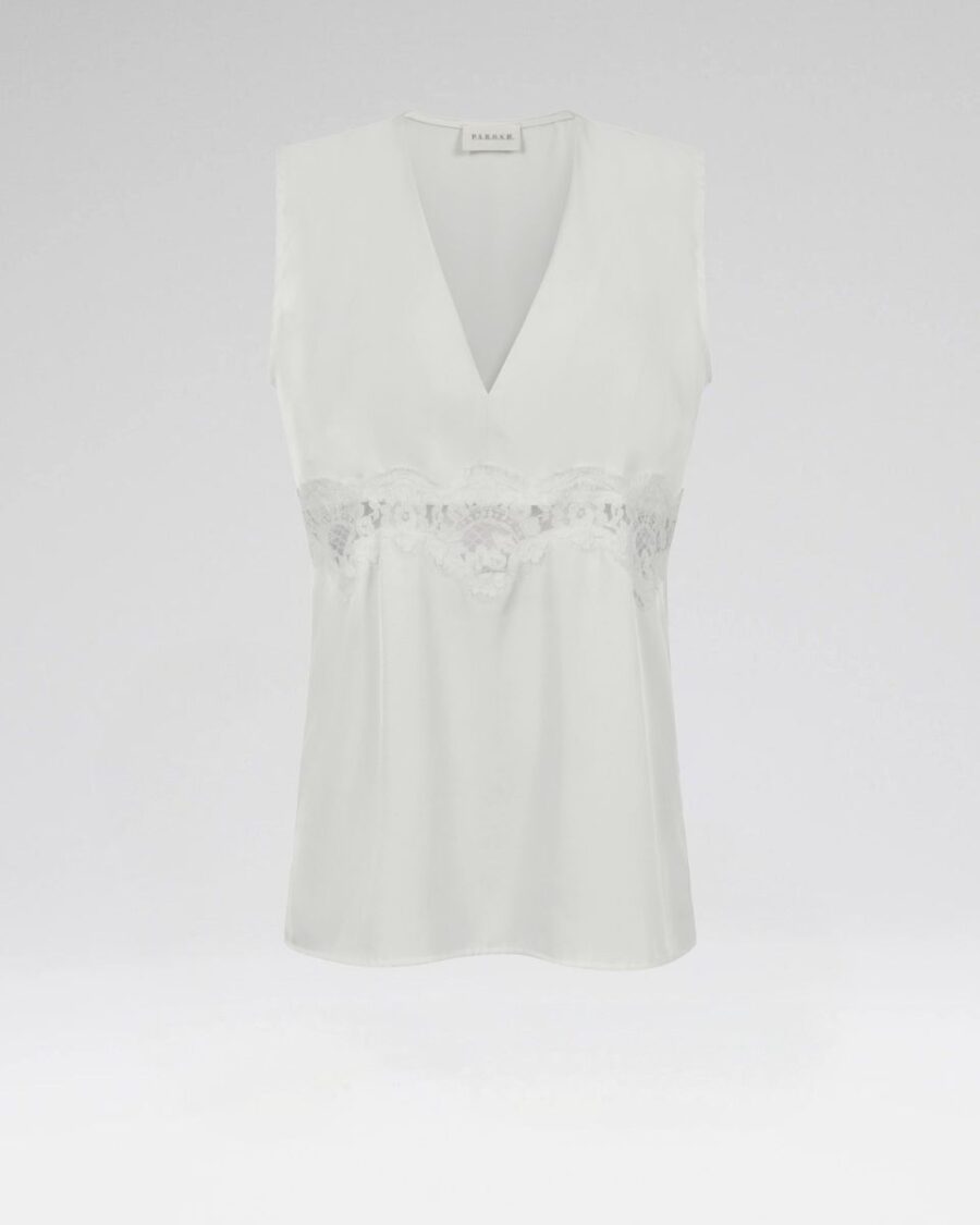 LACE SLEEVELESS TOP
