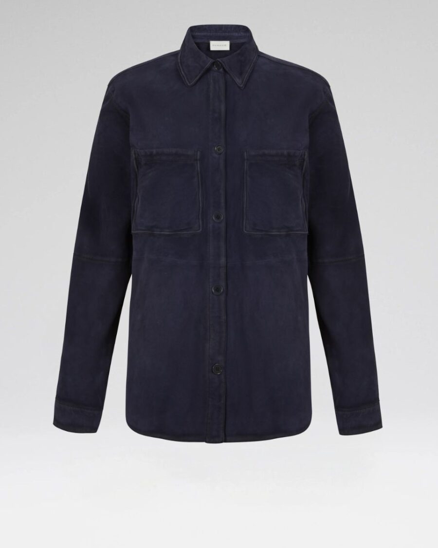 SUEDE OVERSHIRT
