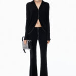 DRAPED ZIPPED SHIRT