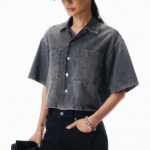 DROPPED DENIM SHIRT