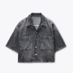 DROPPED DENIM SHIRT
