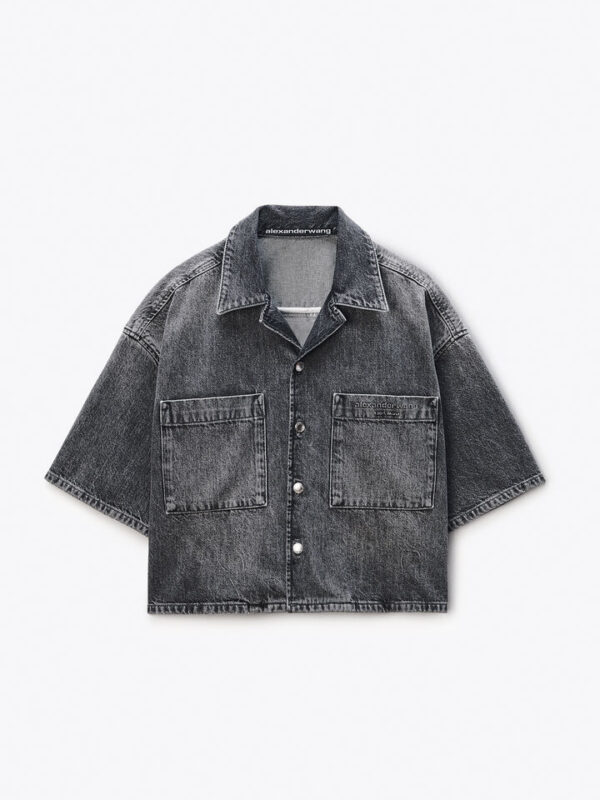 DROPPED DENIM SHIRT