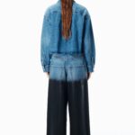 CROPPED DENIM SHIRT