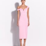 SWEETHEART DRESS IN SATIN CREPE