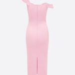 SWEETHEART DRESS IN SATIN CREPE