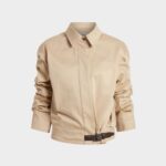 JOLIE JACKET IN COTTON SATIN