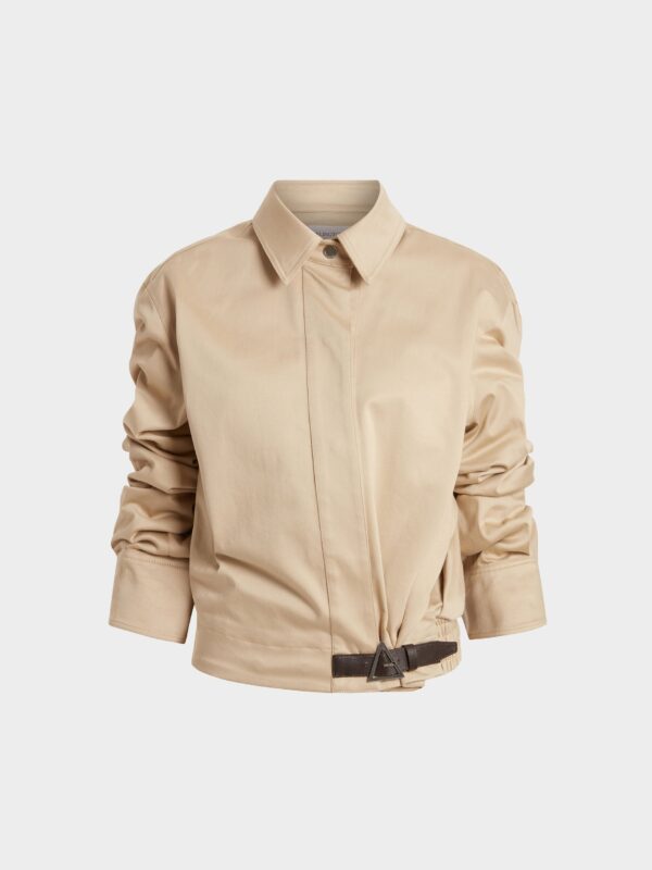 JOLIE JACKET IN COTTON SATIN
