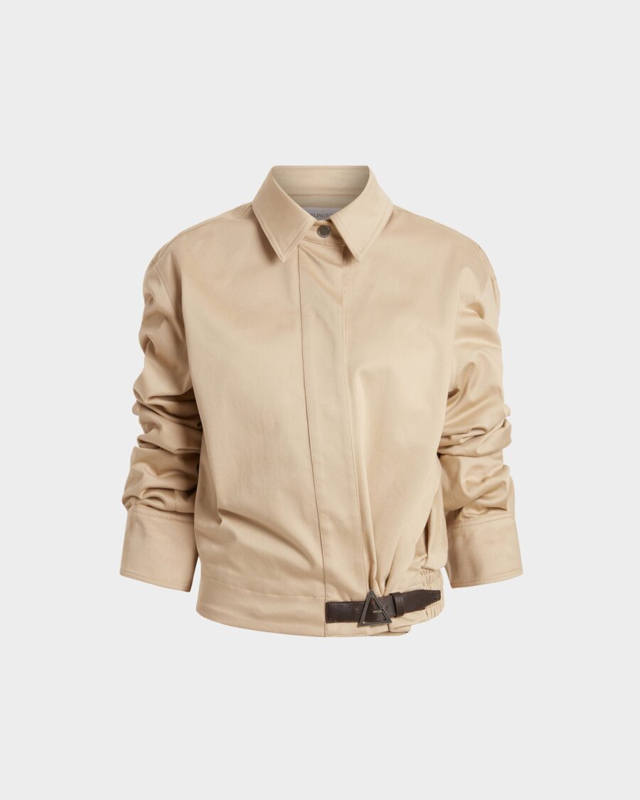 JOLIE JACKET IN COTTON SATIN