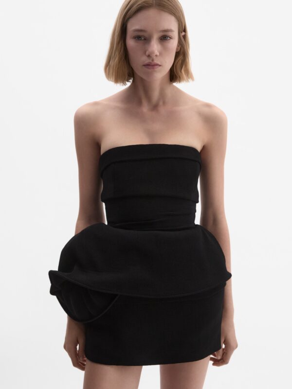 STRAPLESS MINI DRESS