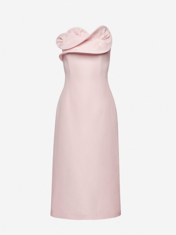 SILK SCULPTURAL DRESS