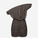 ASYMMETRICAL PETAL MINI DRESS