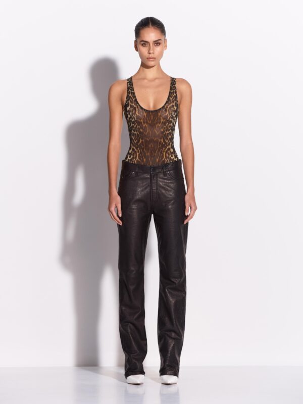 LOW SCOOP SHEER BODYSUIT
