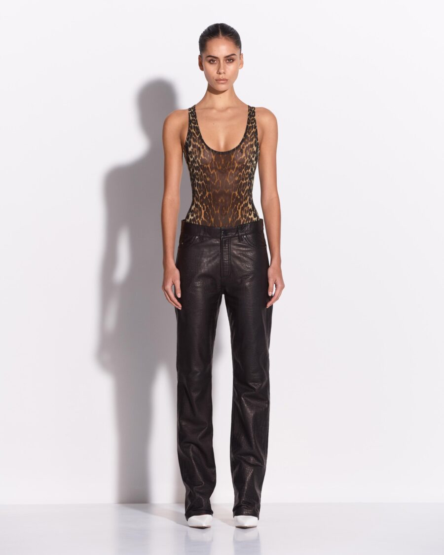 LOW SCOOP SHEER BODYSUIT