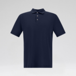 JERSEY KNIT EFFECT POLO SHIRT