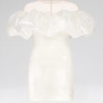 PUFF TOP DETAIL SEQUIN MINI DRESS