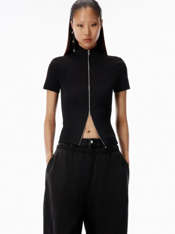 MOCK NECK TOP