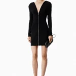 ZIPPER MINI DRESS
