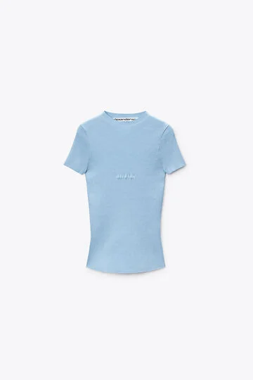 JACQUARD LOGO TEE
