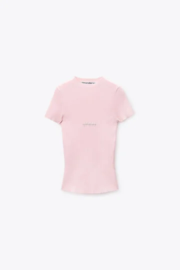 JACQUARD LOGO TEE