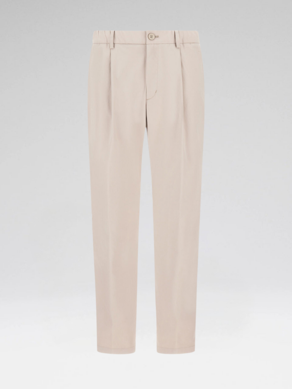 COTTON FEEL TROUSERS WITH DRAWSTRING