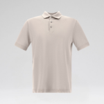 JERSEY KNIT EFFECT POLO SHIRT