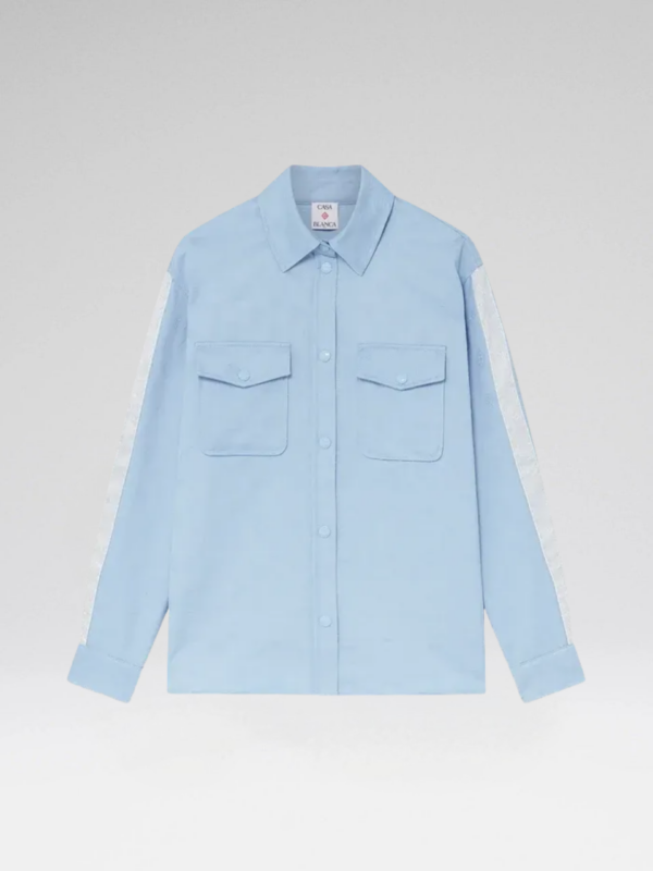 BLUE MONOGRAM OVERSHIRT
