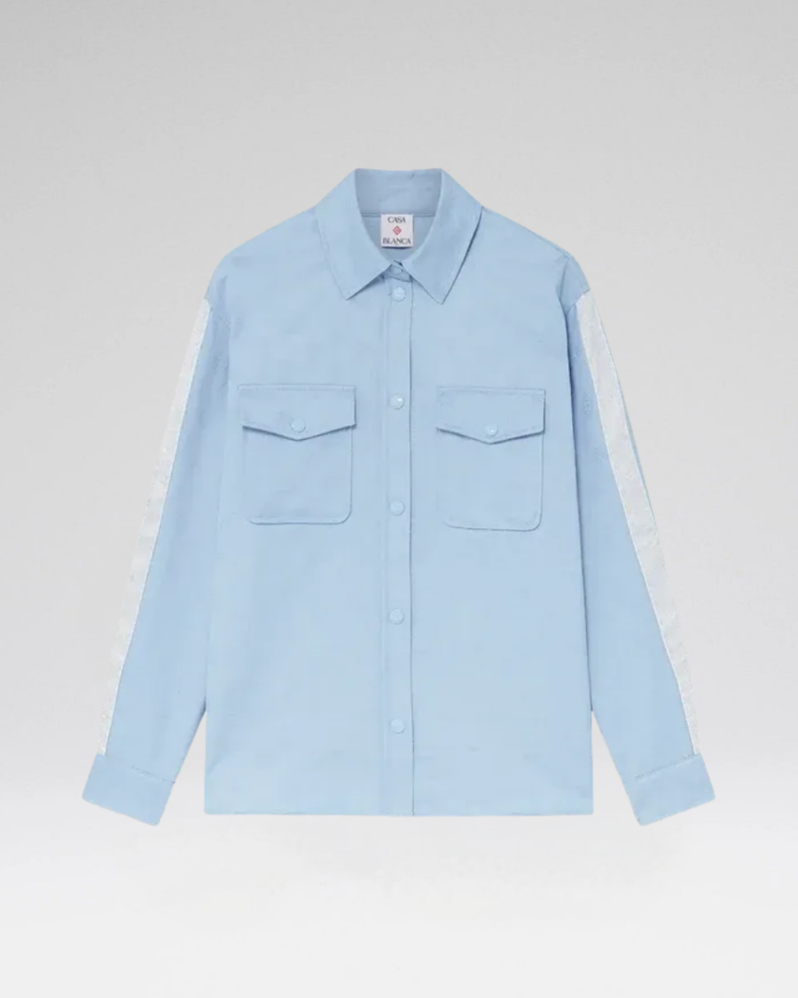 BLUE MONOGRAM OVERSHIRT