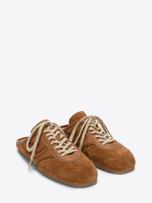 SUEDE SNEAKER MULES