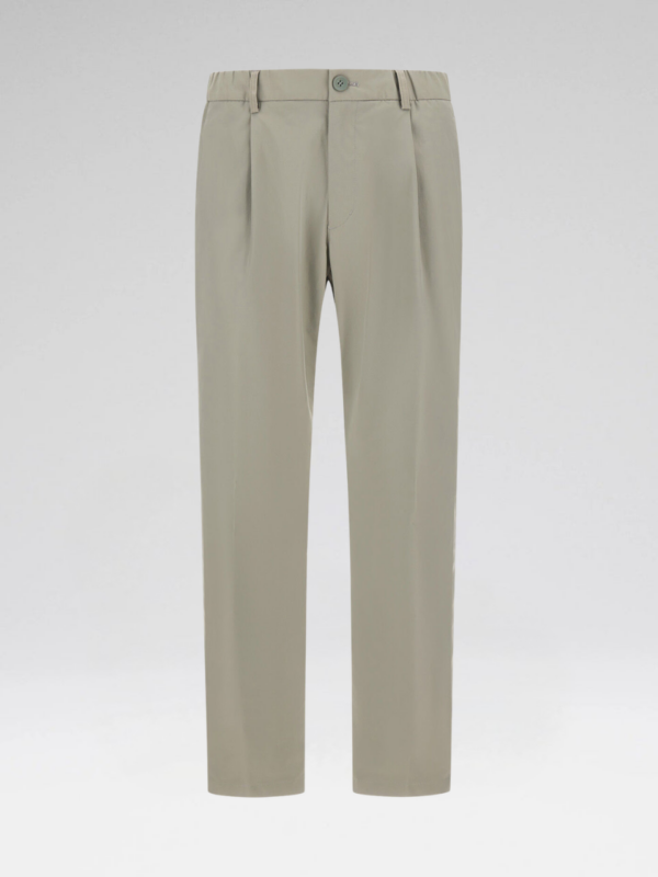 COTTON FEEL TROUSERS WITH DRAWSTRING