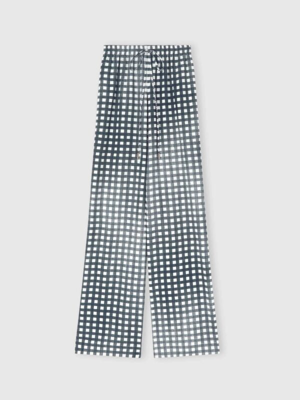VICHY PRINT PANTS