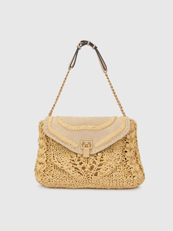 RAFFIA SHOULDER BAG