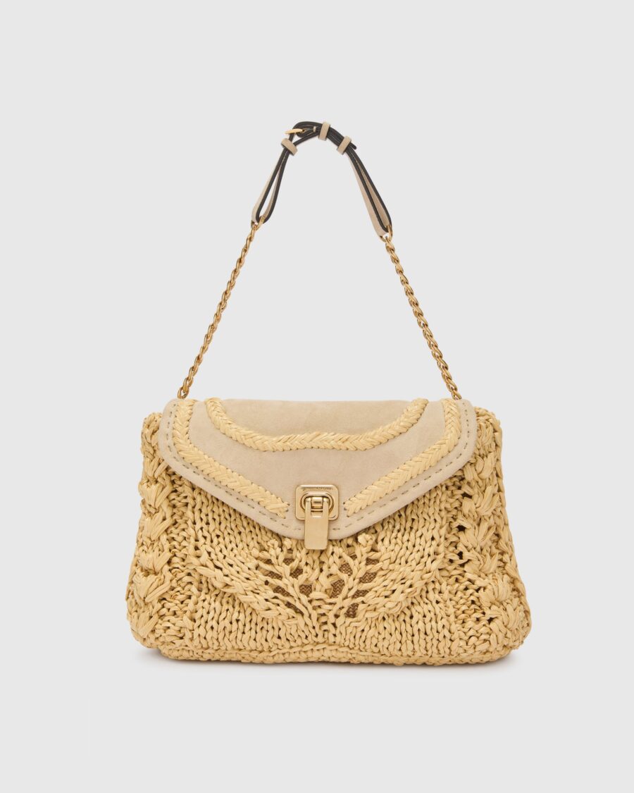 RAFFIA SHOULDER BAG