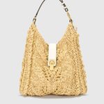 HOBO BAG IN RAFFIA