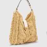 HOBO BAG IN RAFFIA