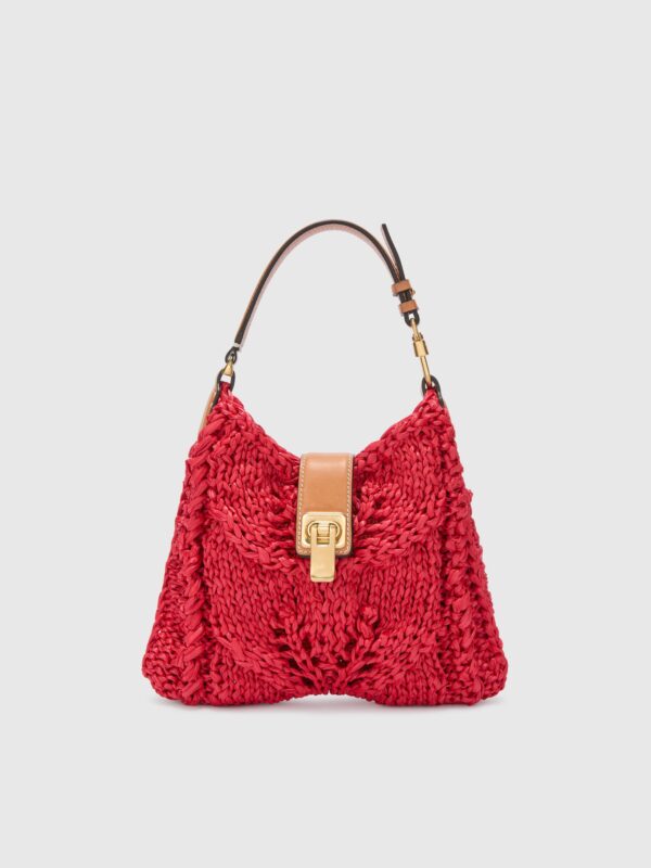 MINI HOBO RAFFIA BAG