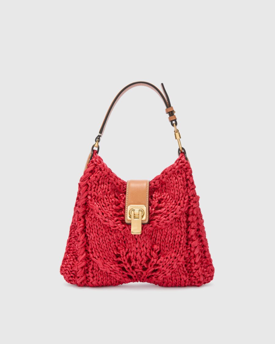 MINI HOBO RAFFIA BAG