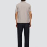 JERSEY KNIT EFFECT POLO SHIRT